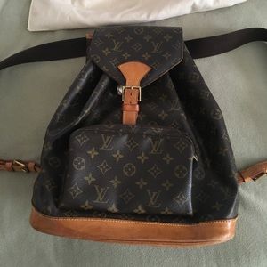 Louis Vuitton GM Montsouris backpack. France 1998